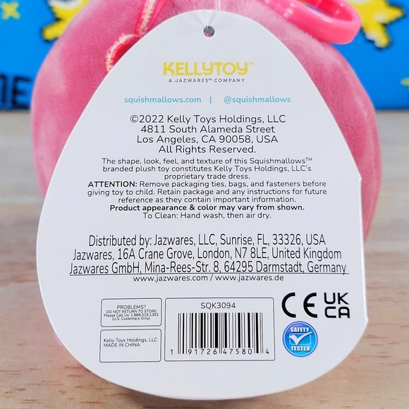 Squishmallow Poleena the Dinosaur 3" Clip UltraSoft Stuffed Dino Toy Plush NWT - Picture 12 of 12